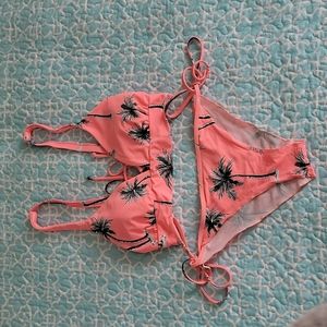 Palm neon bikini.